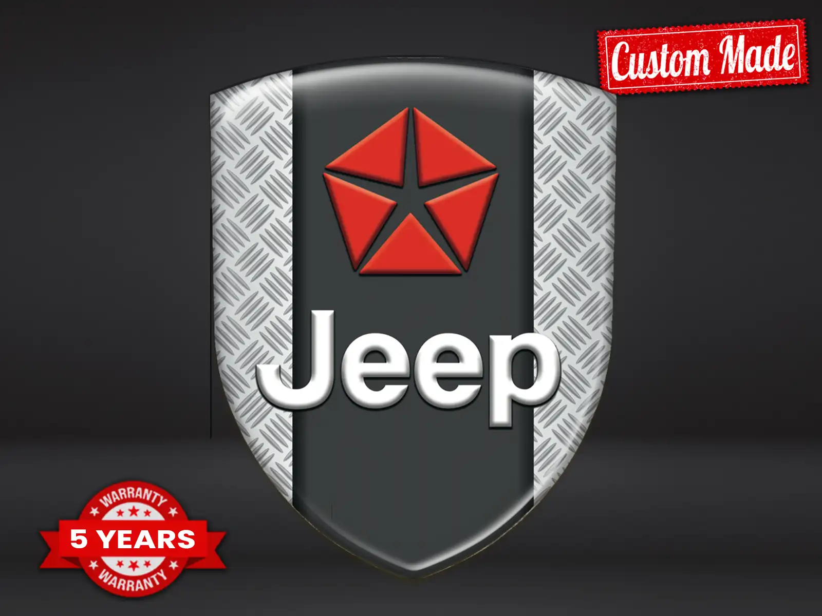 Jeep Striscione Auto Stile Pregiato Professionale